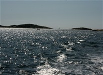 Havet glittrar